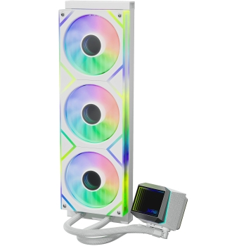 Preview: K COOLER XPG Levante II 360 AIO Wasserkühlung 360mm weiß ARGB