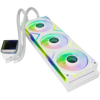 Preview: K COOLER XPG Levante II 360 AIO Wasserkühlung 360mm weiß ARGB