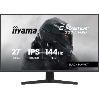 68.6 cm/27? (1920×1080) iiyama G-Master G2741HSU-B1 16:9 FHD IPS 1 ms (MPRT) 144 Hz HDMI DisplayPort VESA 100×100 Black