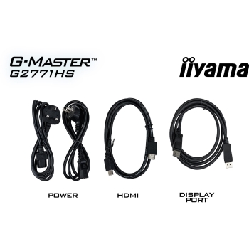 Preview: 68.6 cm/27? (1920×1080) iiyama G-Master G2771HS-B1 16:9 FHD Fast IPS 0.4 ms 240 Hz HDMI DisplayPort VESA Black
