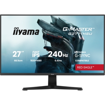 68.6 cm/27? (1920×1080) iiyama G-Master G2771HSU-B1 16:9 FHD Fast IPS 0.4 ms 240 Hz HDMI DisplayPort USB-C VESA Black