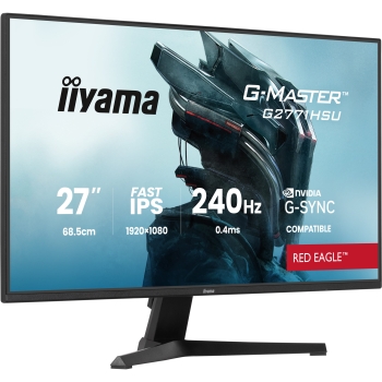 Preview: 68.6 cm/27? (1920×1080) iiyama G-Master G2771HSU-B1 16:9 FHD Fast IPS 0.4 ms 240 Hz HDMI DisplayPort USB-C VESA Black