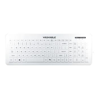 MAN&MACHINE Very Cool Flat DE white Hygienetastatur.white.104Tasten.DE