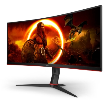 Preview: AOC 86.4cm (34) CU34G2XP/BK 21:09 2xHDMI+2xDP+USB Curved retail