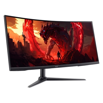 Preview: 86.4cm/34 (3440x1440) Acer Nitro XZ340CURX0bmiiphx 21:9 VA 1ms 200Hz 2xHDMI(2.1) DisplayPort(1.4) AdaptiveSync Speaker Curved Black