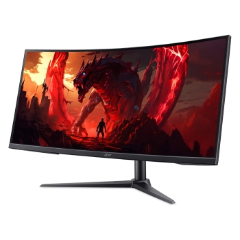 Preview: 86.4cm/34 (3440x1440) Acer Nitro XZ340CURX0bmiiphx 21:9 VA 1ms 200Hz 2xHDMI(2.1) DisplayPort(1.4) AdaptiveSync Speaker Curved Black