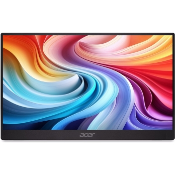 39.6cm/15.6 (1920x1080) Acer PM161QB1bmiuux 16:9 IPS 4ms 60Hz Mini-HDMI 2xUSB-C Audio Speaker VESA Black