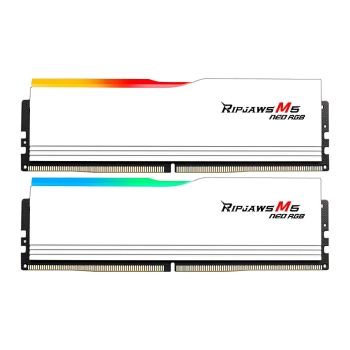 DIMM 64 GB 6000(2x 32 GB)Dual-Kit(weiß. F5-6000J3636F32GX2-RM5NRW. Ripjaws M5 Neo RGB. INTEL XMP. AMD EXPO)