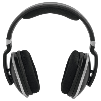 Preview: TSAT Stereoman 2 DAB+ sw Stereo-Funkkopfhörer mit Dockingstation 2.4GHz