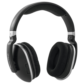 Preview: TSAT Stereoman 2 DAB+ sw Stereo-Funkkopfhörer mit Dockingstation 2.4GHz