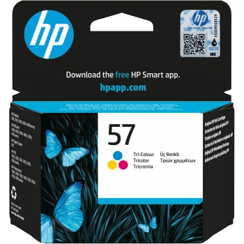 HP 57 original Ink cartridge C6657AE UUS tri-colour high capacity 17ml 500 pages 1-pack