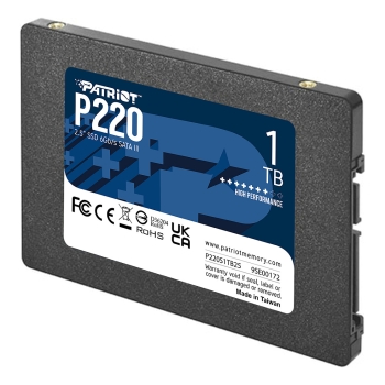 Preview: 2.5 Patriot P220 1 TB (schwarz. SATA III 6 Gb/s. 2.5)