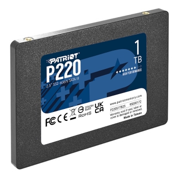 Preview: 2.5 Patriot P220 1 TB (schwarz. SATA III 6 Gb/s. 2.5)