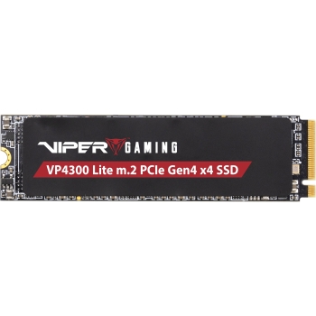 M.2 Patriot 4TB 7400/6400 VP4300 Lite M.2 PAT PCIe (schwarz. PCIe 4.0 x4. NVMe 2.0. M.2 2280)