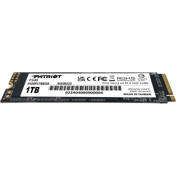 Preview: M.2 Patriot P320 1 TB (PCIe 3.0 x4. NVMe 1.3. M.2 2280)