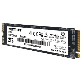 Preview: M.2 Patriot 2TB P320 PCIe 3.0 NVME 3000/2200 PE999