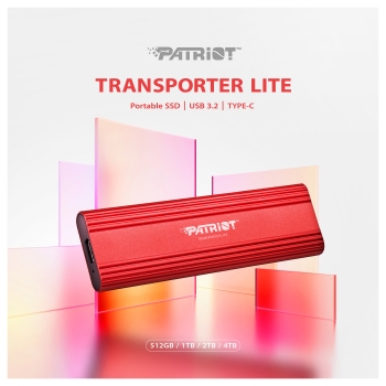 Patriot 4TB Transporter Lite Red