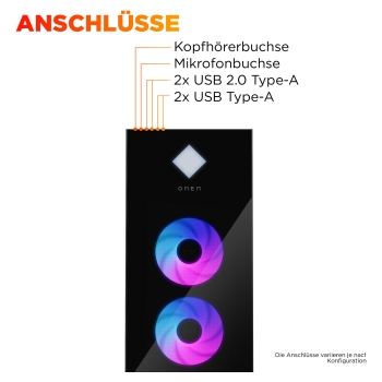 Preview: HP OMEN 45L GT22-3475ng Gaming PC Core Ultra 9 285K 64GB/2TB SSD RTX 5080 W11Home