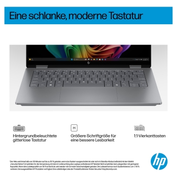 Preview: HP OmniBook X Flip 14 3k Touchscreen Ryzen AI 5 340 16GB/512GB SSD Windows 11 Home