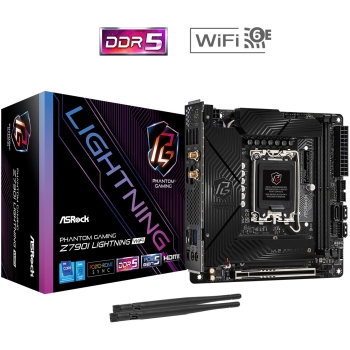 ASRock Z790I Lightning WiFi 1700 mATX HDMI/DP DDR5 retail