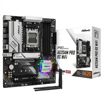 ASRock A620AM Pro RS WiFi AM5 mATX HDMI/DP DDR5 retail