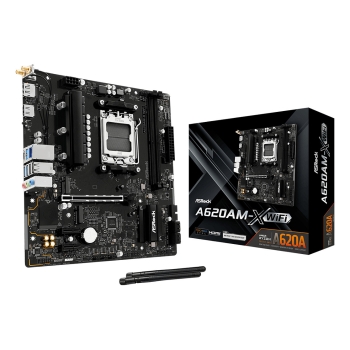 ASRock A620AM-X WiFi AM5 mATX HDMI/DP DDR5