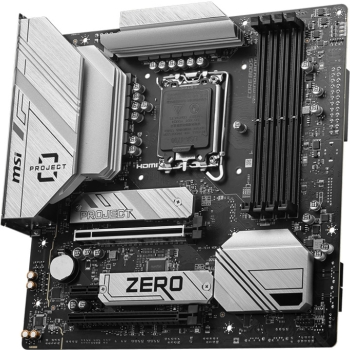 Preview: MSI B760M PROJECT ZERO (B760.S1700.mATX.DDR5)
