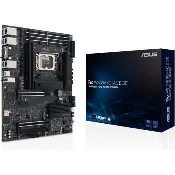 ASUS Pro WS W880-ACE SE - Motherboard - ATX - LGA1700-Sockel - W880 Chipsatz - USB4. USB 3.2 Gen 2x2. USB 3.2 Gen 2. USB 3.2 Gen 1