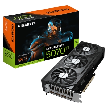 RTX 5070 TI 16GB Gigabyte WINDFORCE 3 OC SFF GDDR7 3 Fan