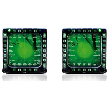 Preview: ThrustMaster MFD Cougar Pack - Flugsimulator-Instrumentenbrett - 20 Tasten