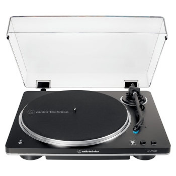 Preview: Audio Technica AT-LP70XBTBS (schwarz/silber. Integrierter Phono-Vorverstrker. Bluetooth. Vollautomat. Riemenantrieb)
