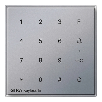 GIRA 260565 Keyless In Codetastatur TX44 (WG UP) Farbe alu