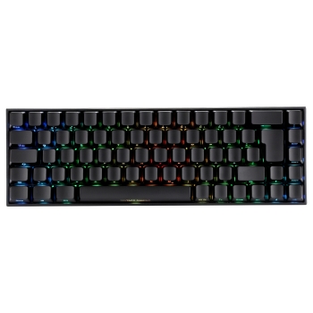 Preview: Deltaco DK440R Gaming Tastatur kabellos. Schwarz