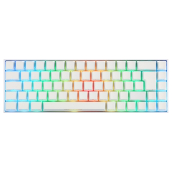 Preview: Deltaco Gaming Tastatur WK95R wireless. RGB. weiß