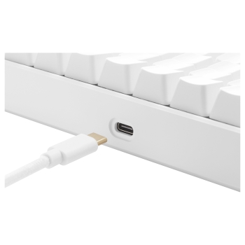 Preview: Deltaco Gaming Tastatur WK95R wireless. RGB. weiß