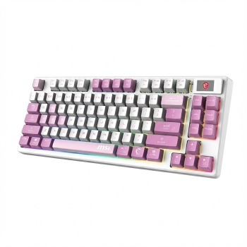 MSI FORGE GK600 TKL W Violet Gaming Keyboard retail