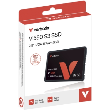 2.5 512GB Verbatim Vi550 S3 Phison 2.5 (6.3cm) SATAIII intern retail