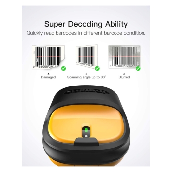 Preview: inateck Barcodescanner P6 yellow [BCST-P6_yellow]