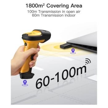 Preview: inateck Barcodescanner P6-AI yellow [BCST-P6-AI_yellow]