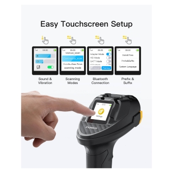 Preview: inateck Barcodescanner Pro 8 black [Pro 8_black]