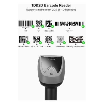 Preview: inateck Barcodescanner 52 black [BCST-52_black]