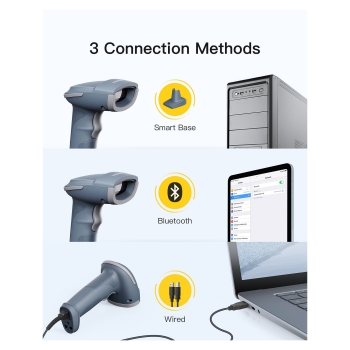 Preview: inateck Barcodescanner 54 blue [BCST-52_blue]