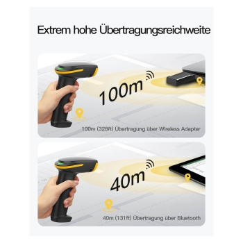 Preview: inateck Barcodescanner 35 black [BCST-35_black]