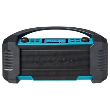 Preview: Medion MD 43320 DAB+ Baustellen-Radio blau / schwarz