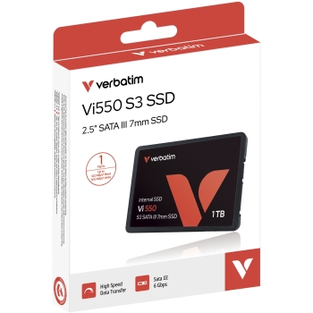 2.5 1TB Verbatim Vi550 S3 Phison 2.5 (6.3cm) SATAIII intern retail