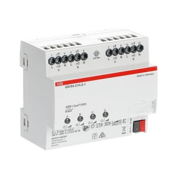 ABB UD/S4.210.2.1 LED-Dimmer 4 x 210 W/VA. Busch-Installationsbus KNX REG-Univer
