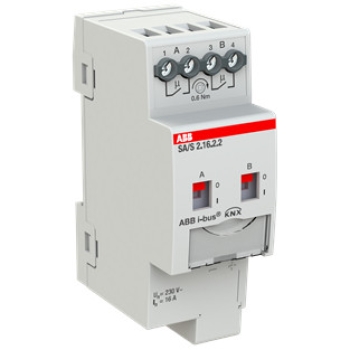 Preview: ABB SA/S2.16.2.2 Schaltaktor 2fach 16 A REG 2CDG110261R0011