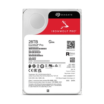 Preview: 28TB Seagate IronWolf Pro ST28000NT000 7200 512MB intern
