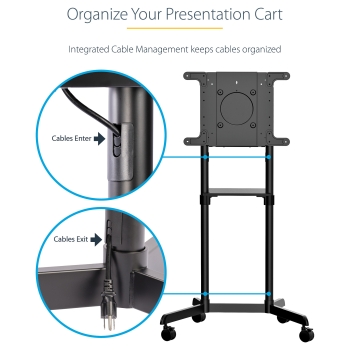 Preview: StarTech MOBILE TV CART FOR 37-70 TVS