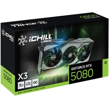 Preview: RTX 5080 16GB Inno3D iChill X3 V2 16GB GDDR7 3 Fan